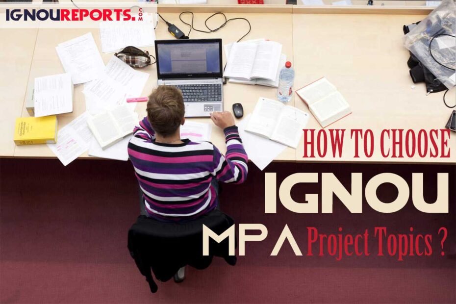 IGNOU MPA Project Topics